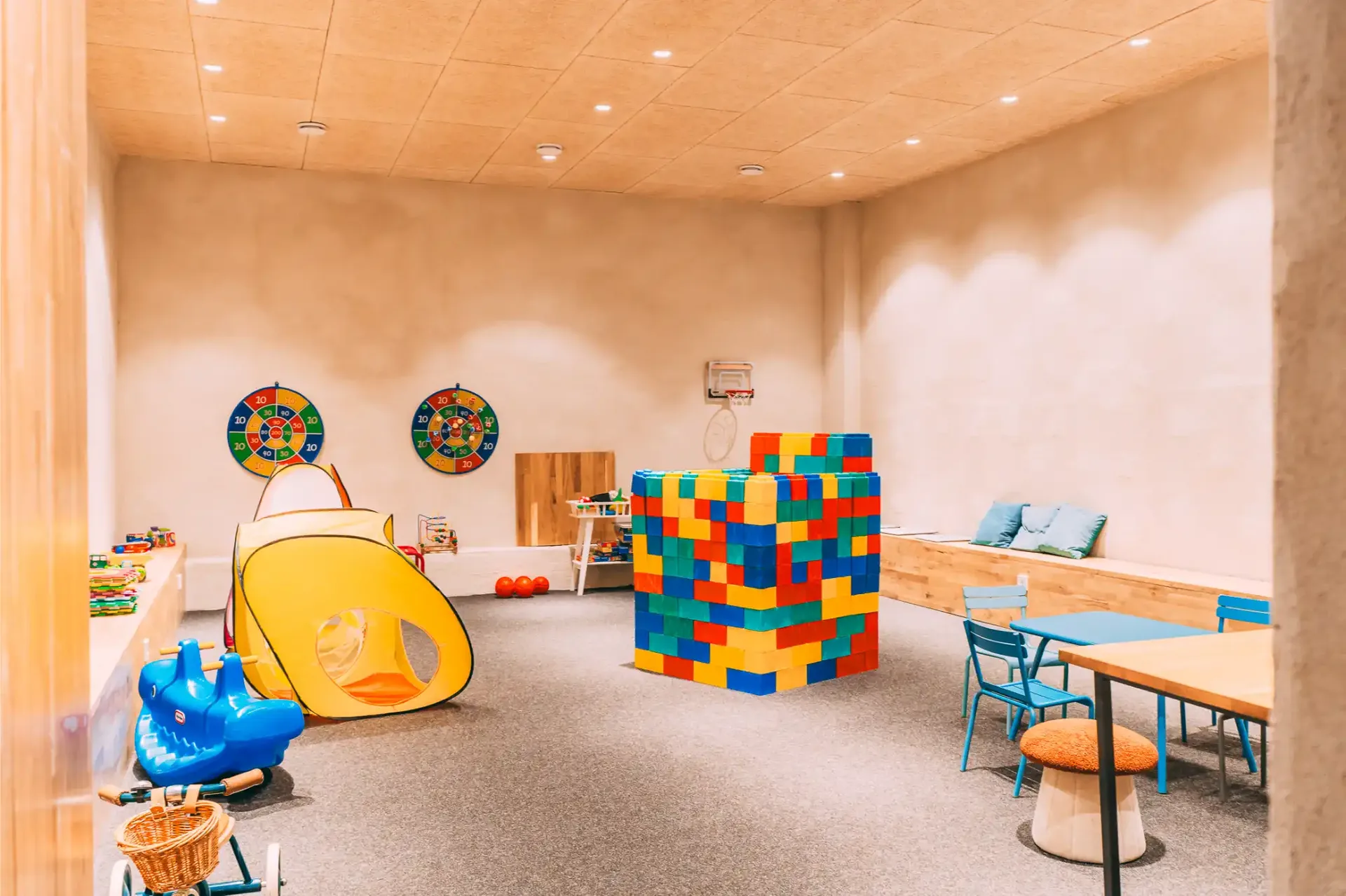 Salle de jeux au Gut Hügle