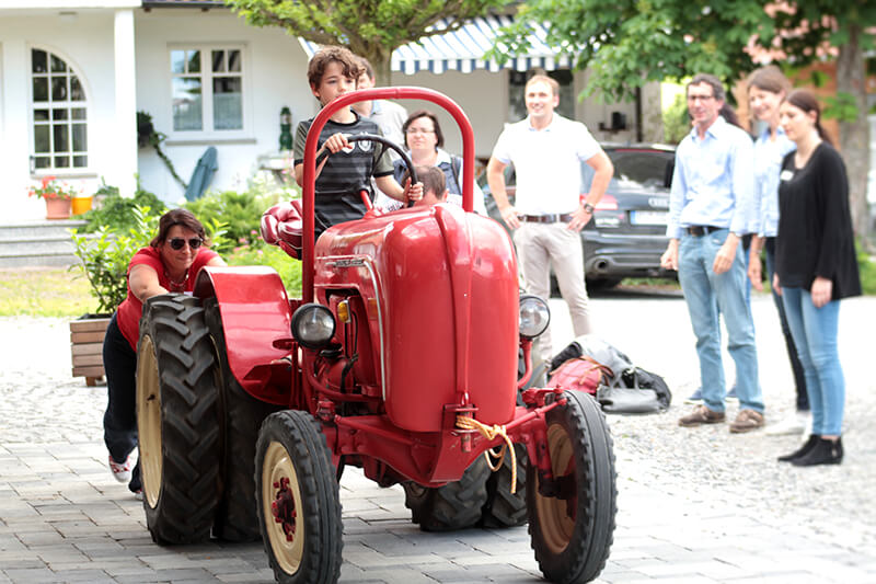 Olympiades à la ferme à Ravensburg, au Gut Hügle