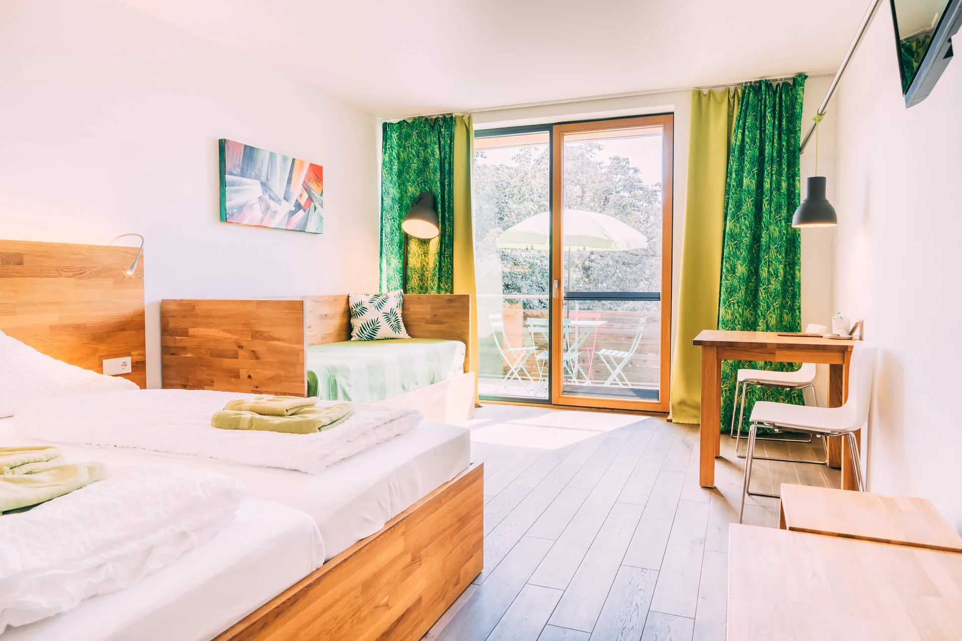 Vue : appartement de vacances au bord du lac de Constance : Studio Komfort | Gut Hügle