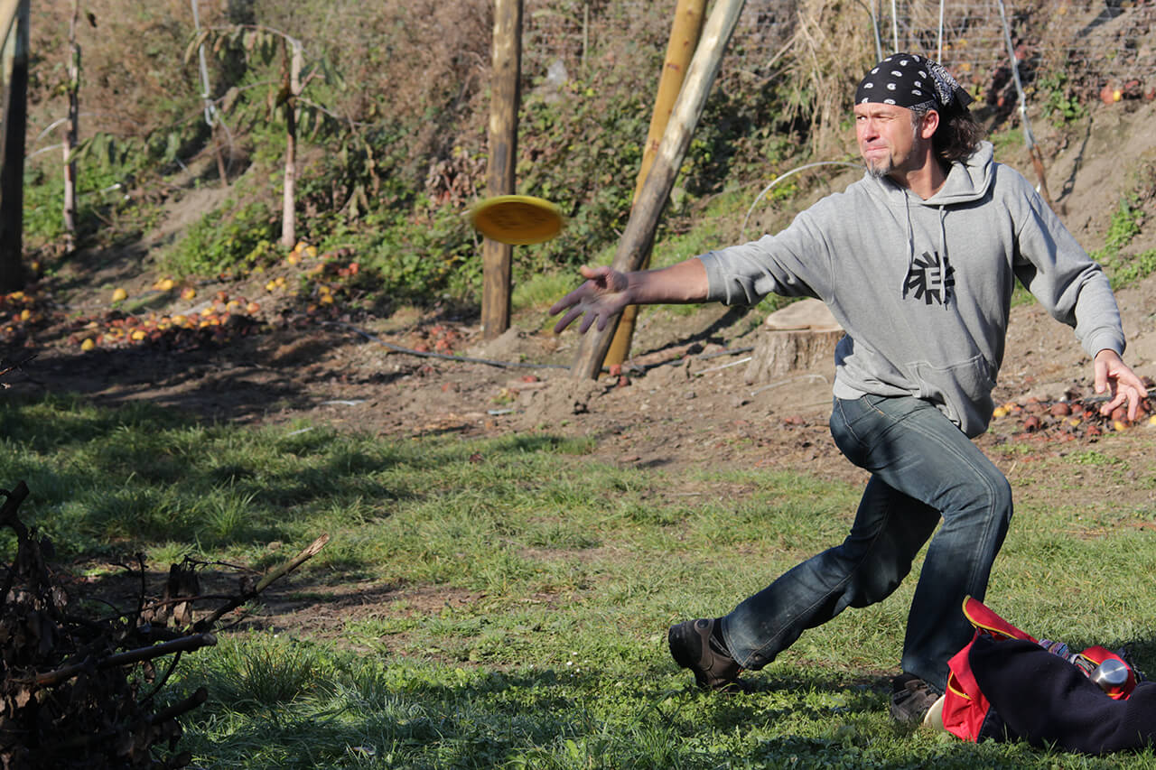 Vue : disc golf au Gut Hügle, la ferme de loisirs à Ravensburg